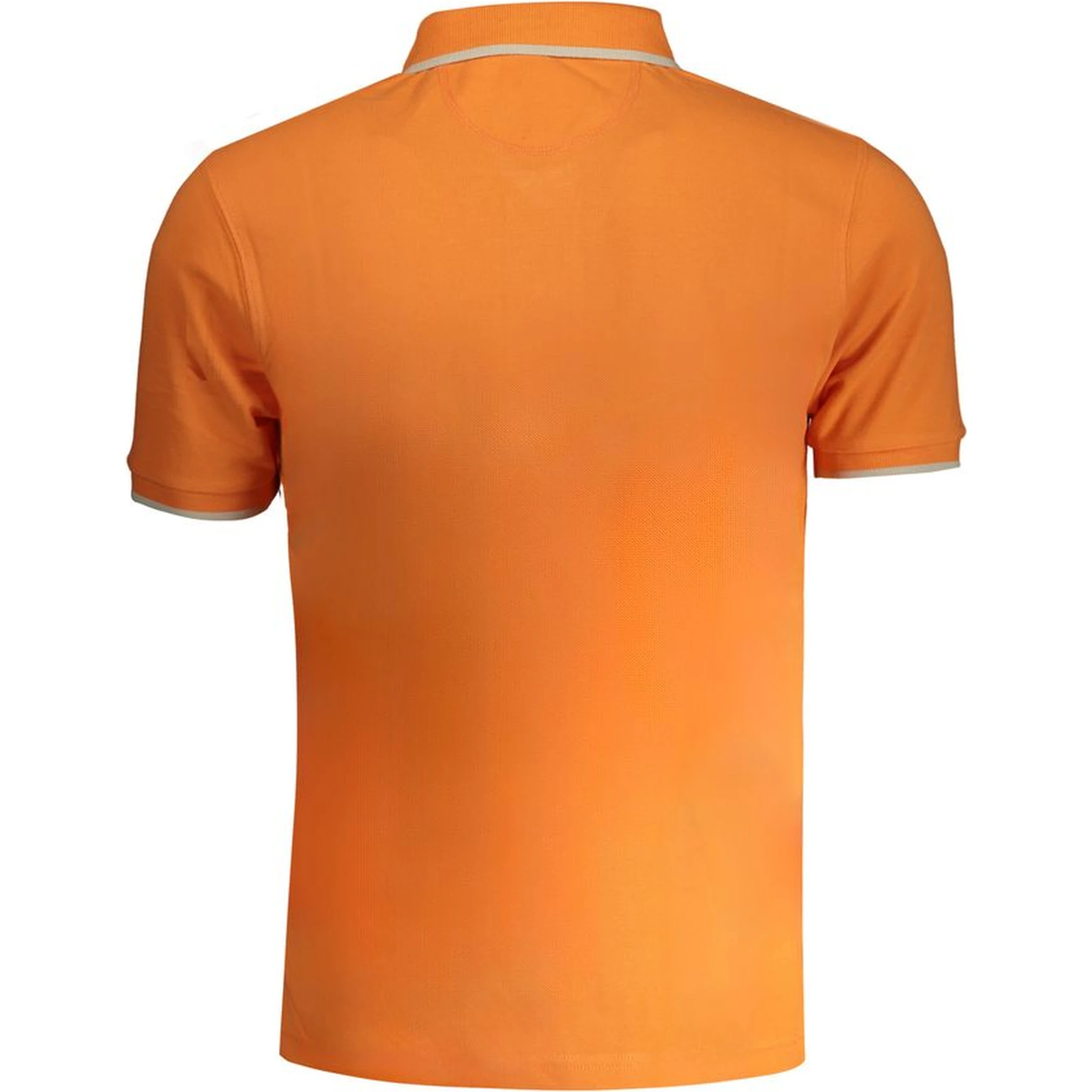 Orange Cotton Polo Shirt