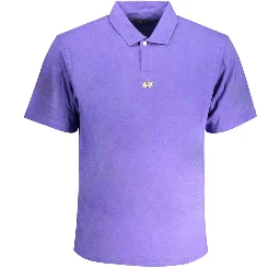 Purple Cotton Polo Shirt