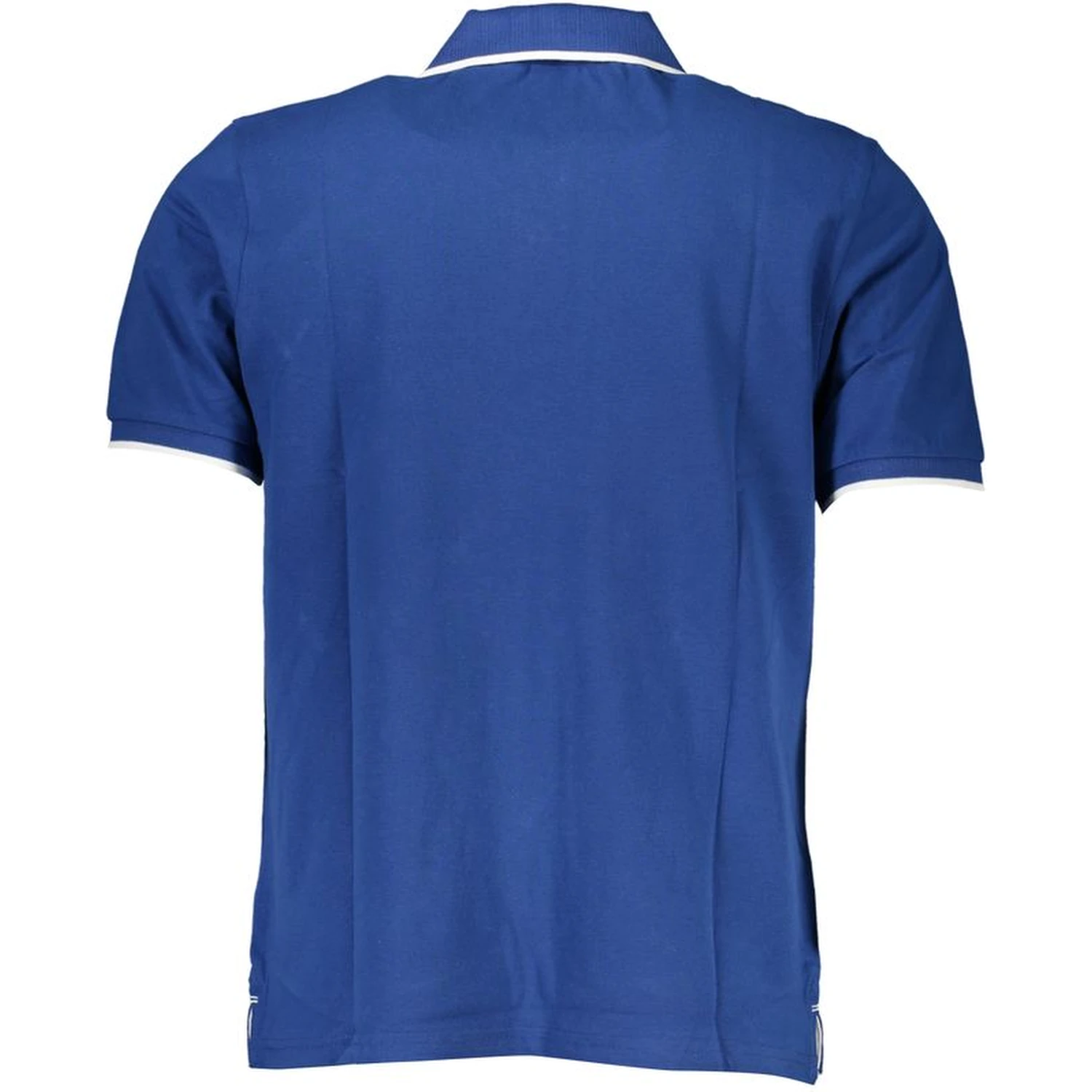 Blue Cotton Polo Shirt