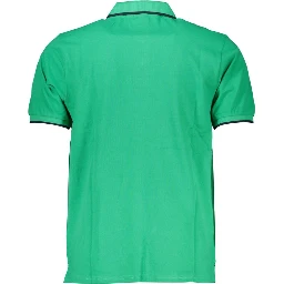 Green Cotton Polo Shirt