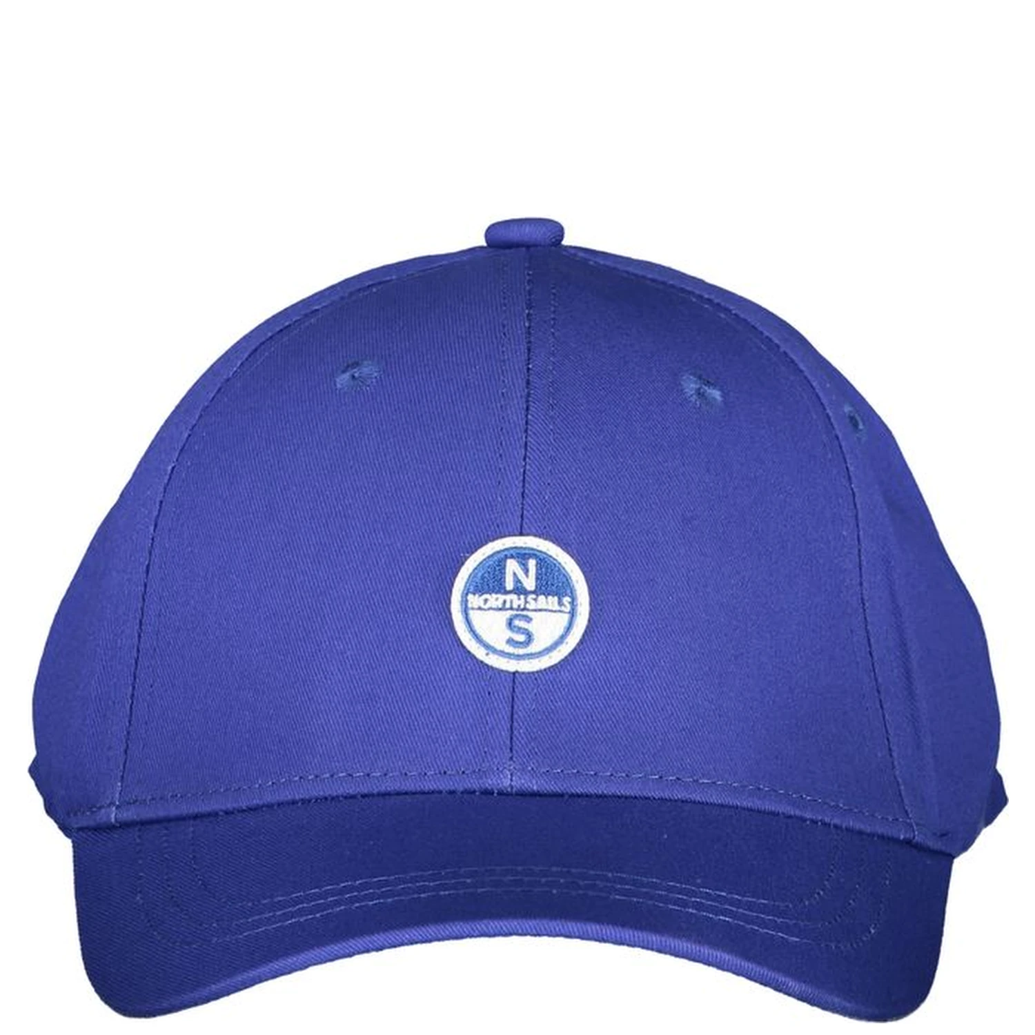 Blue Cotton Men Polo