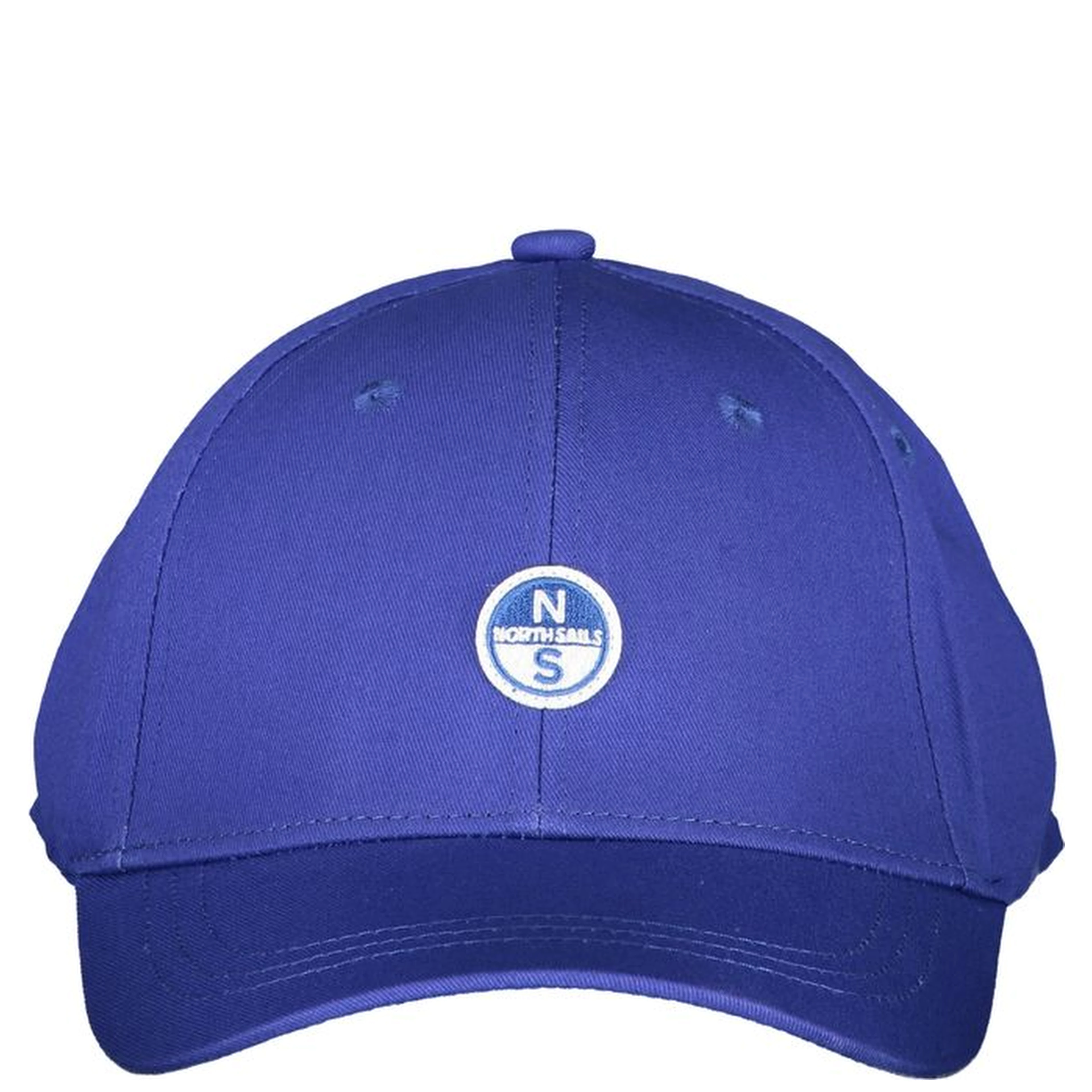 Blue Cotton Men Polo