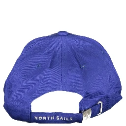 Blue Cotton Men Polo