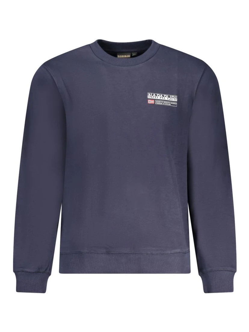 Blue Cotton Sweatshirt