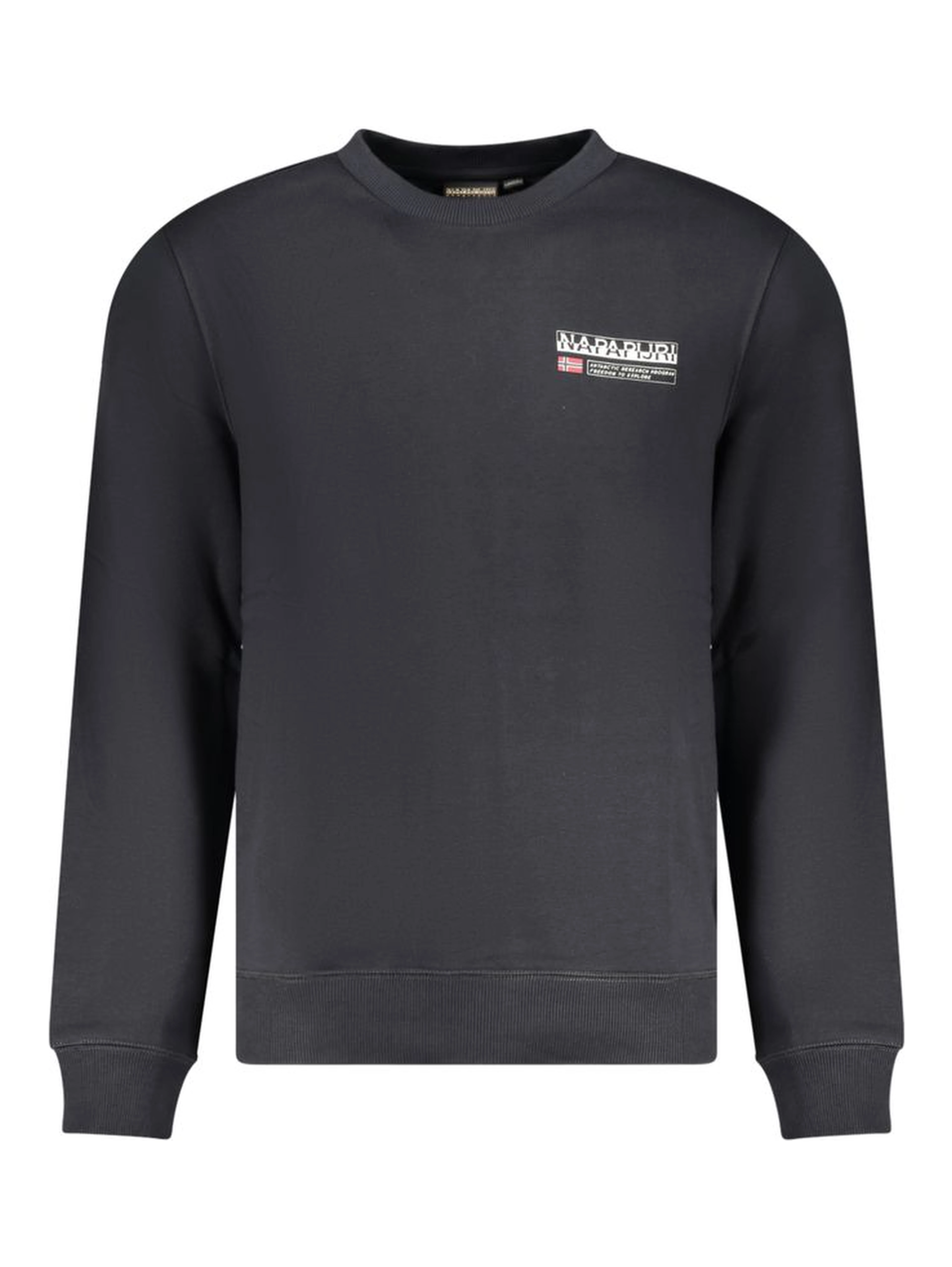 Black Cotton Sweatshirt