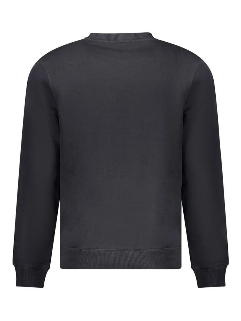 Black Cotton Sweatshirt