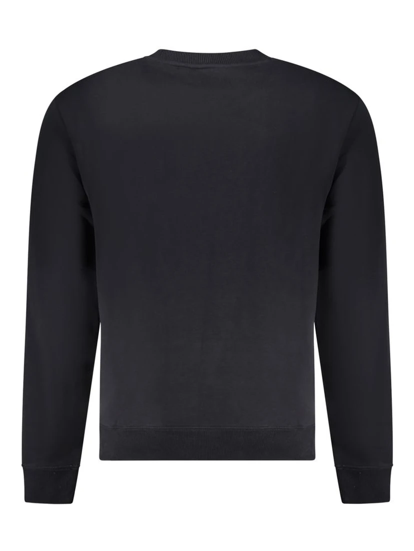 Black Cotton Sweatshirt