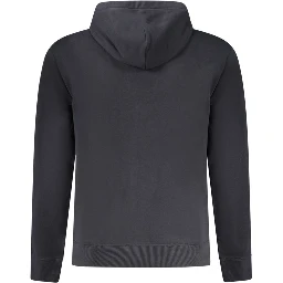 Black Cotton Sweatshirt