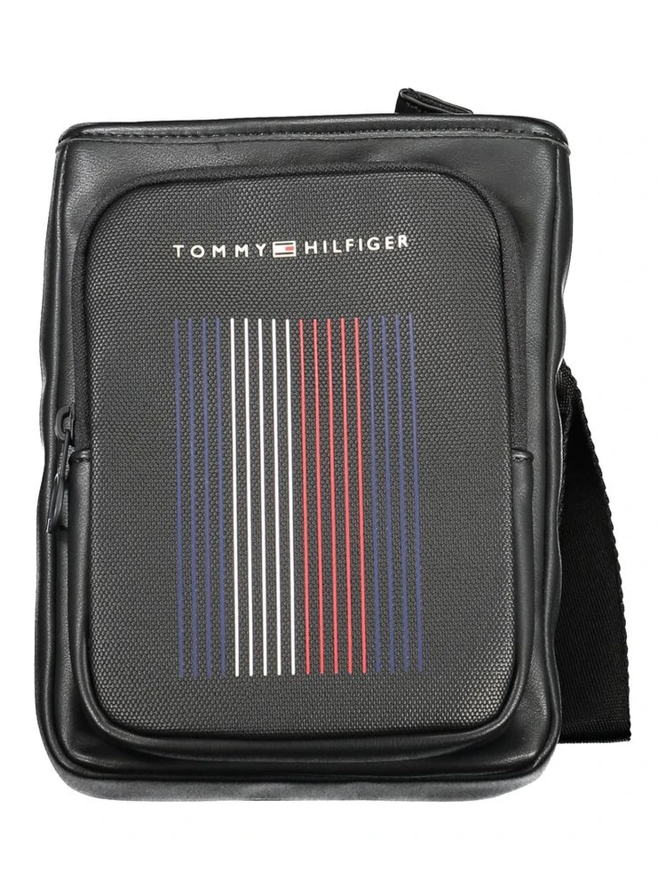 Black Polyethylene Shoulder Bag