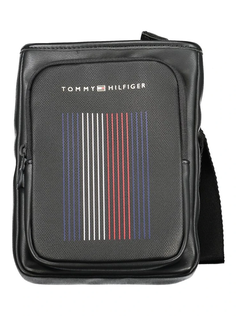 Black Polyethylene Shoulder Bag