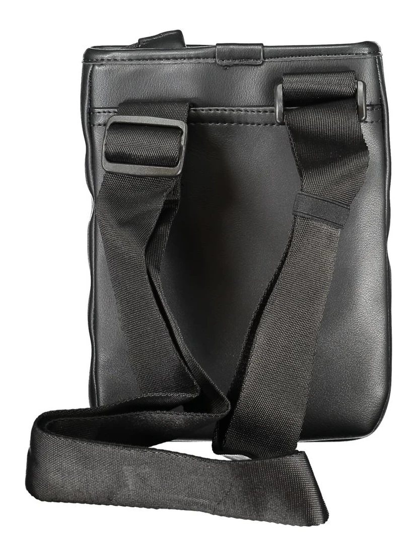 Black Polyethylene Shoulder Bag