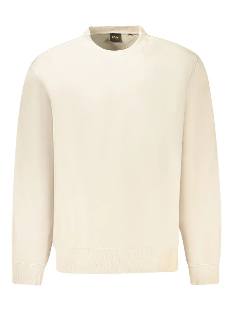 Beige Cotton Sweatshirt