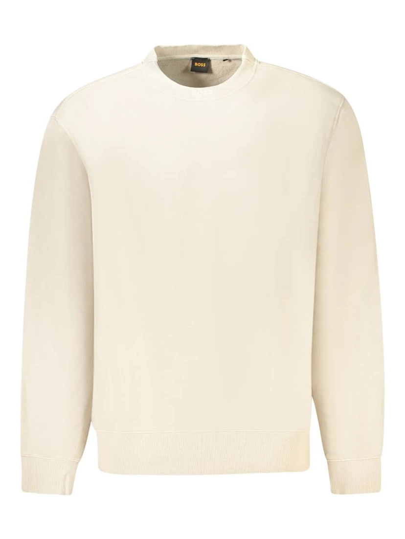 Beige Cotton Sweatshirt