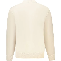 Beige Cotton Sweatshirt