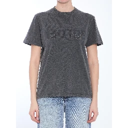 Distressed T-shirt In Gray