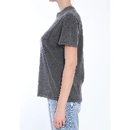 Distressed T-shirt In Gray