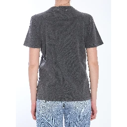 Distressed T-shirt In Gray