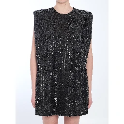 Sequined mini dress