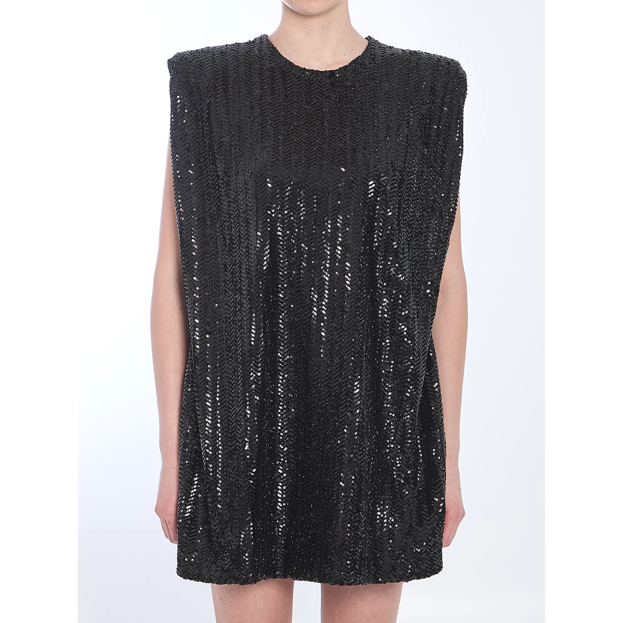 Sequined mini dress