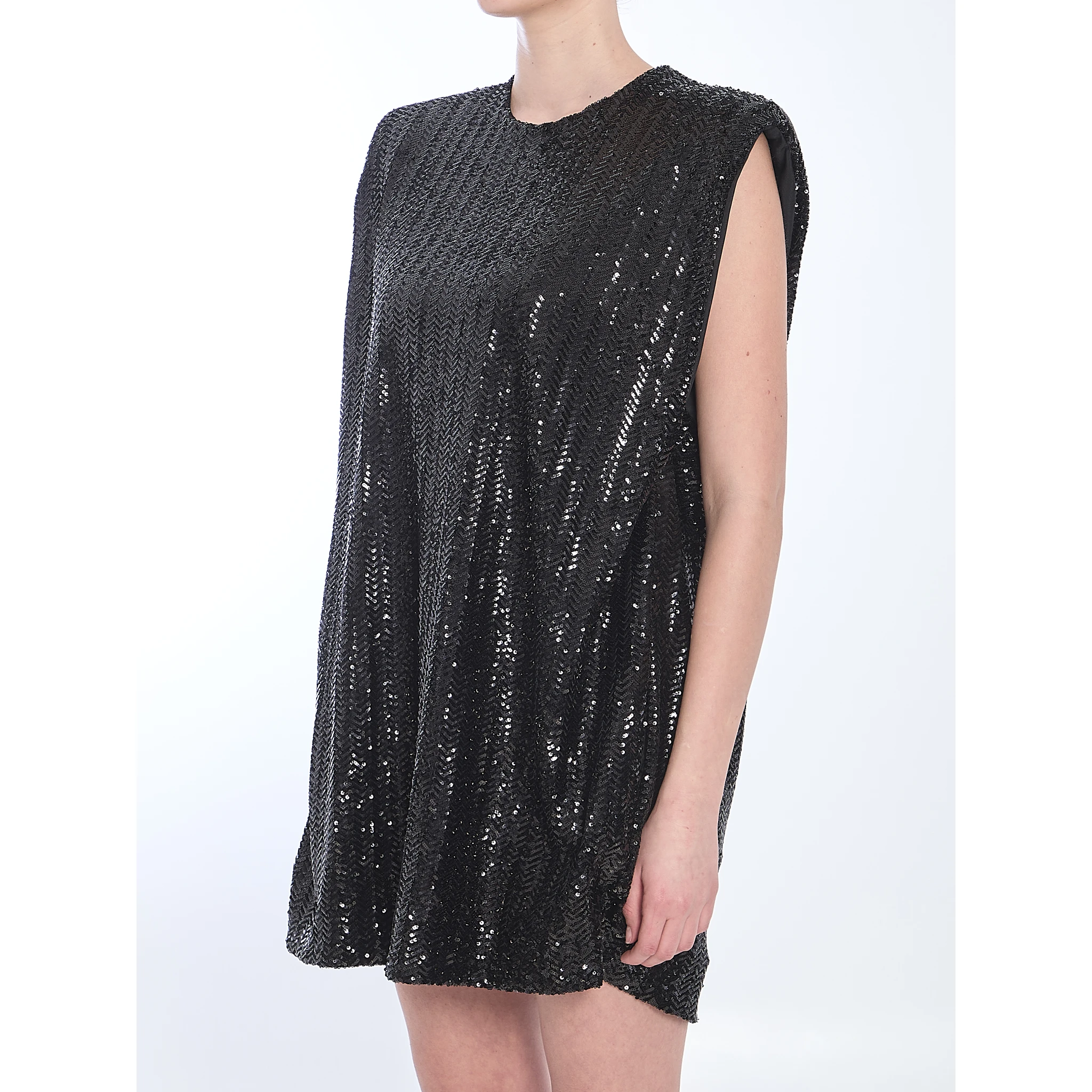 Sequined mini dress