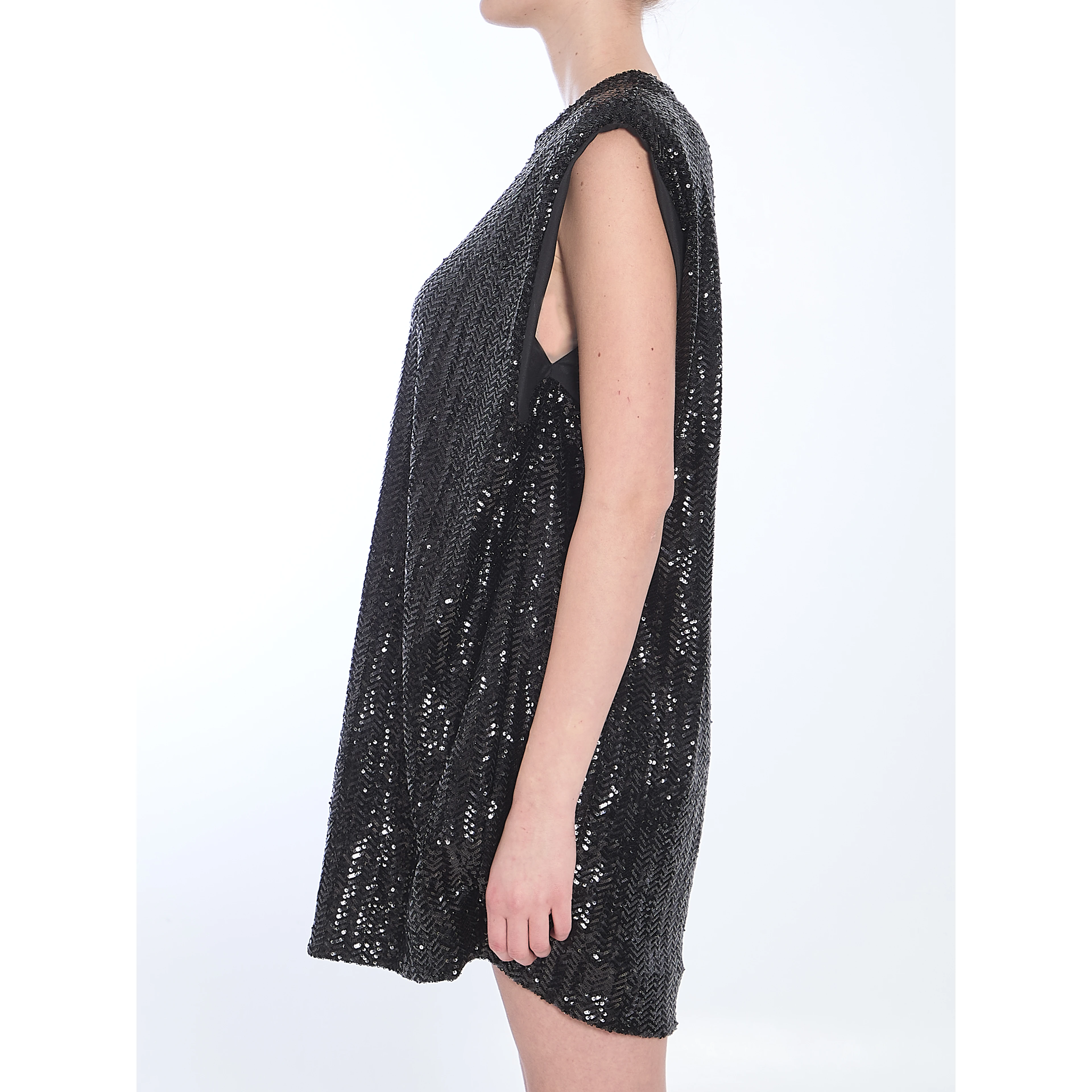 Sequined mini dress
