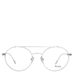 White Metal & Leather Glasses (Frames)