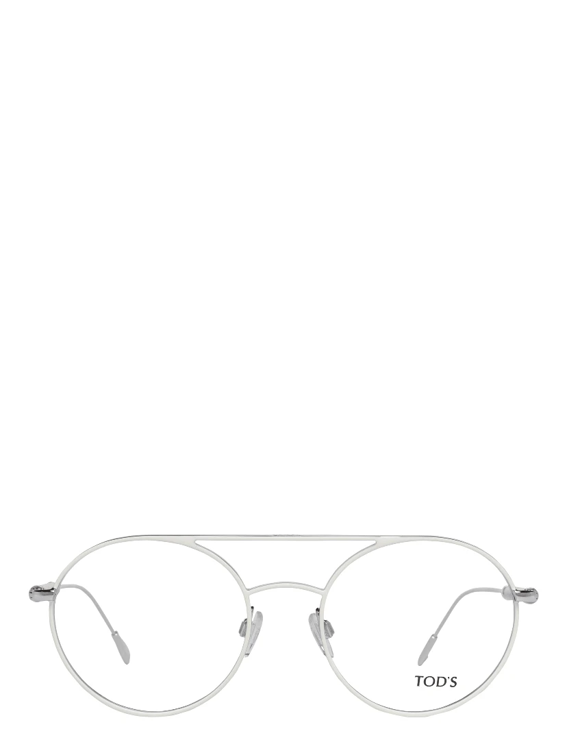 White Metal & Leather Glasses (Frames)