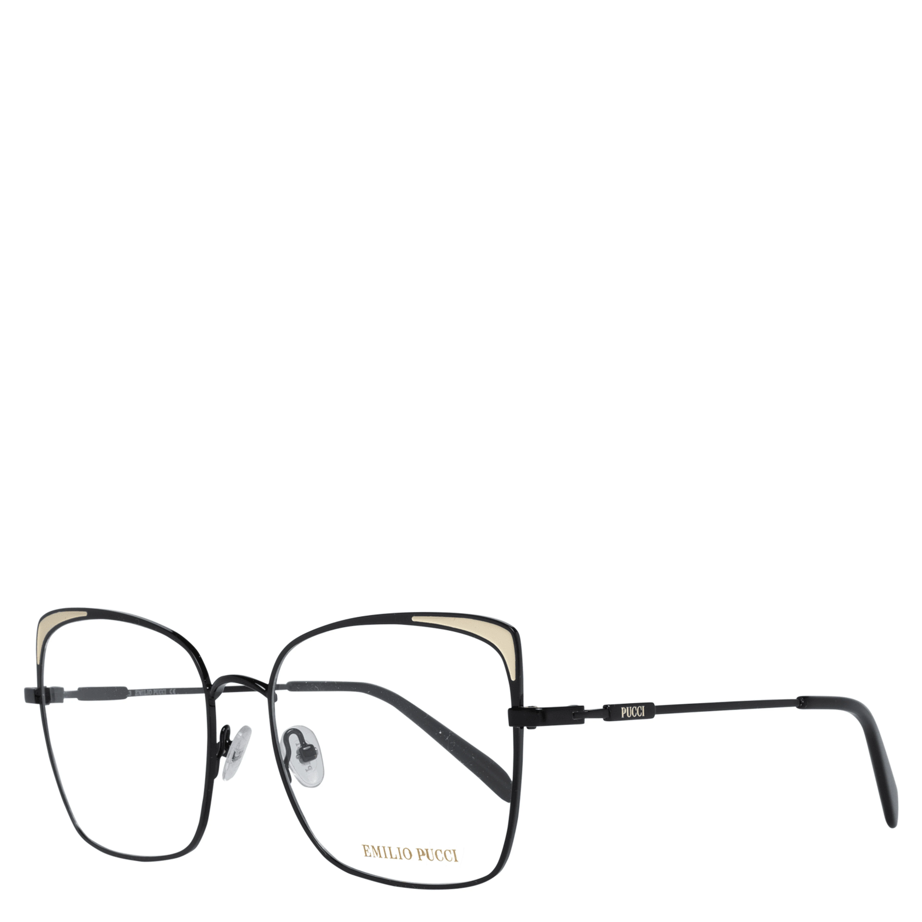 Black Metal Glasses (Frames)