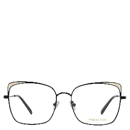 نظارات معدنية سوداء (إطارات)