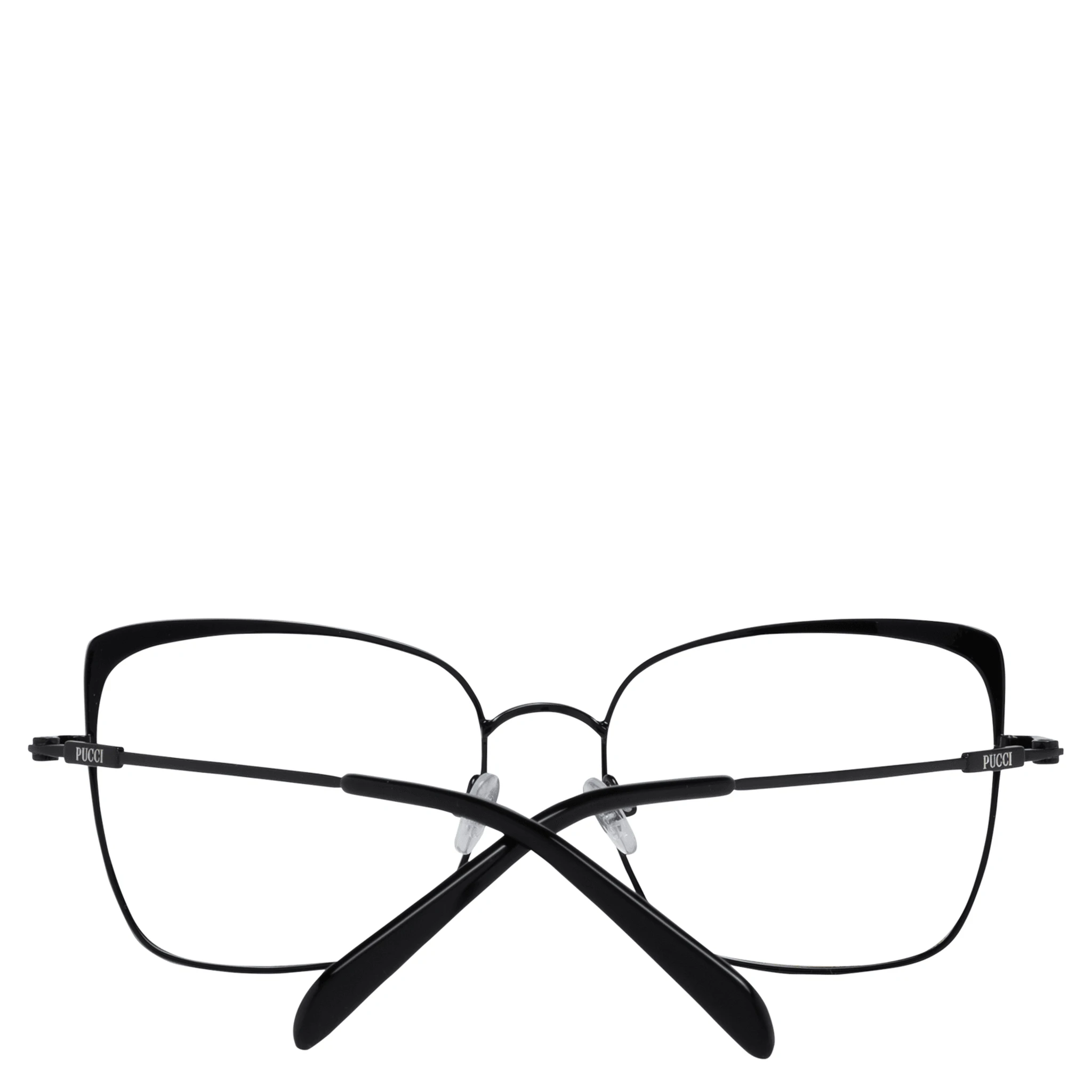 نظارات معدنية سوداء (إطارات)