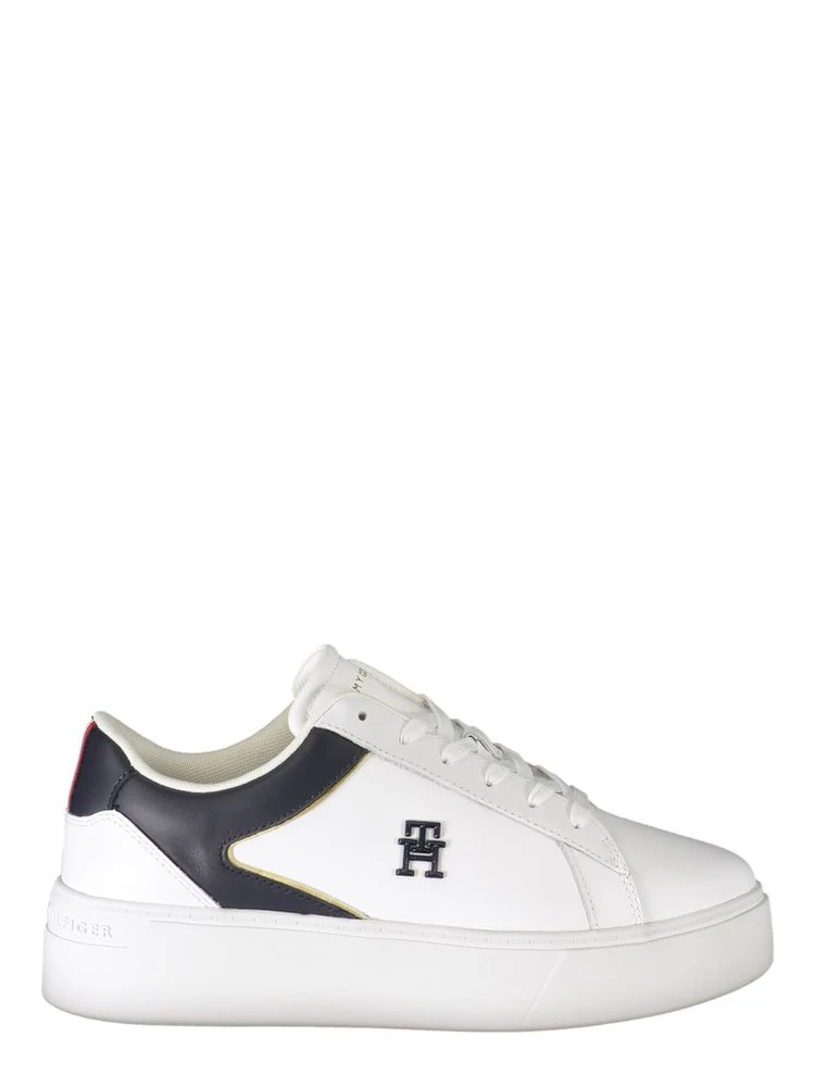 Leather Platform Court Sneaker