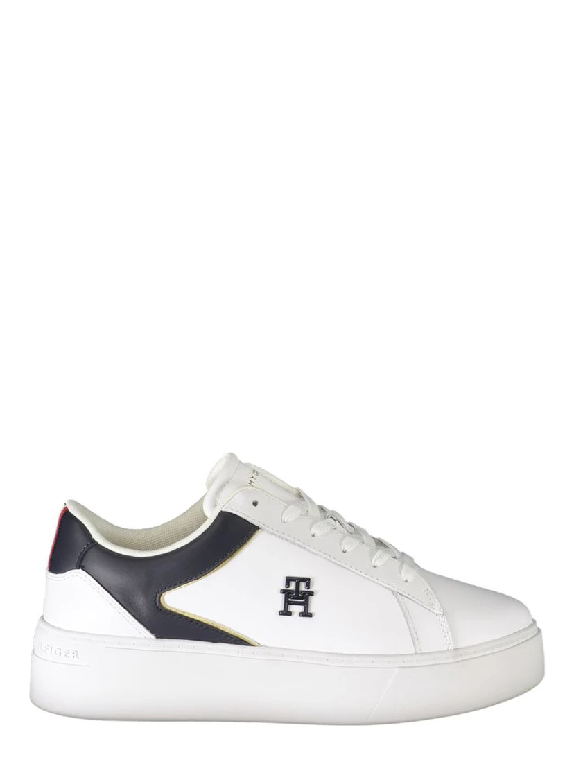 Leather Platform Court Sneaker