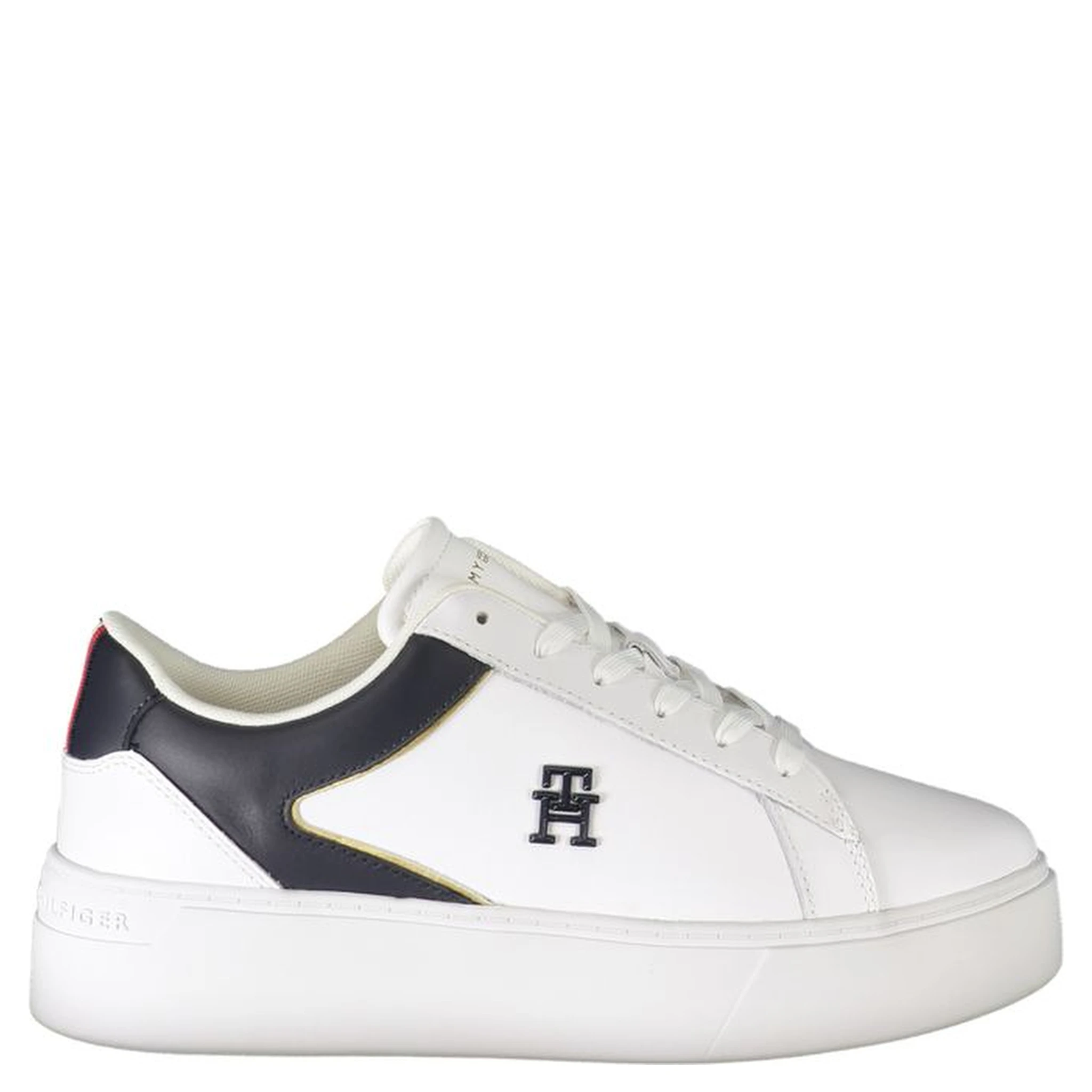 Leather Platform Court Sneaker