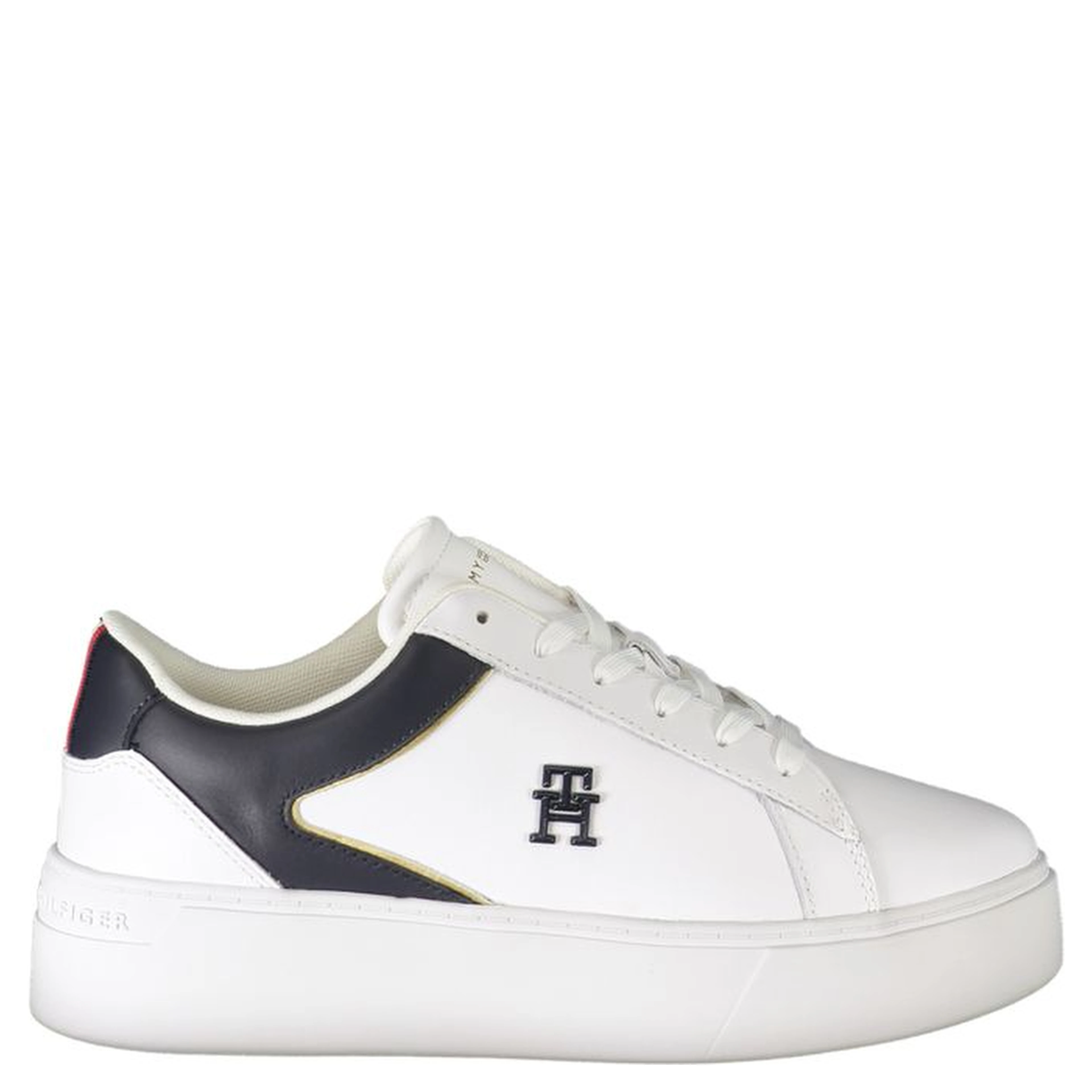 Leather Platform Court Sneaker