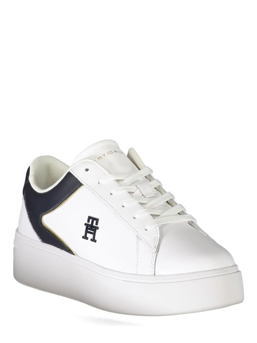 Leather Platform Court Sneaker