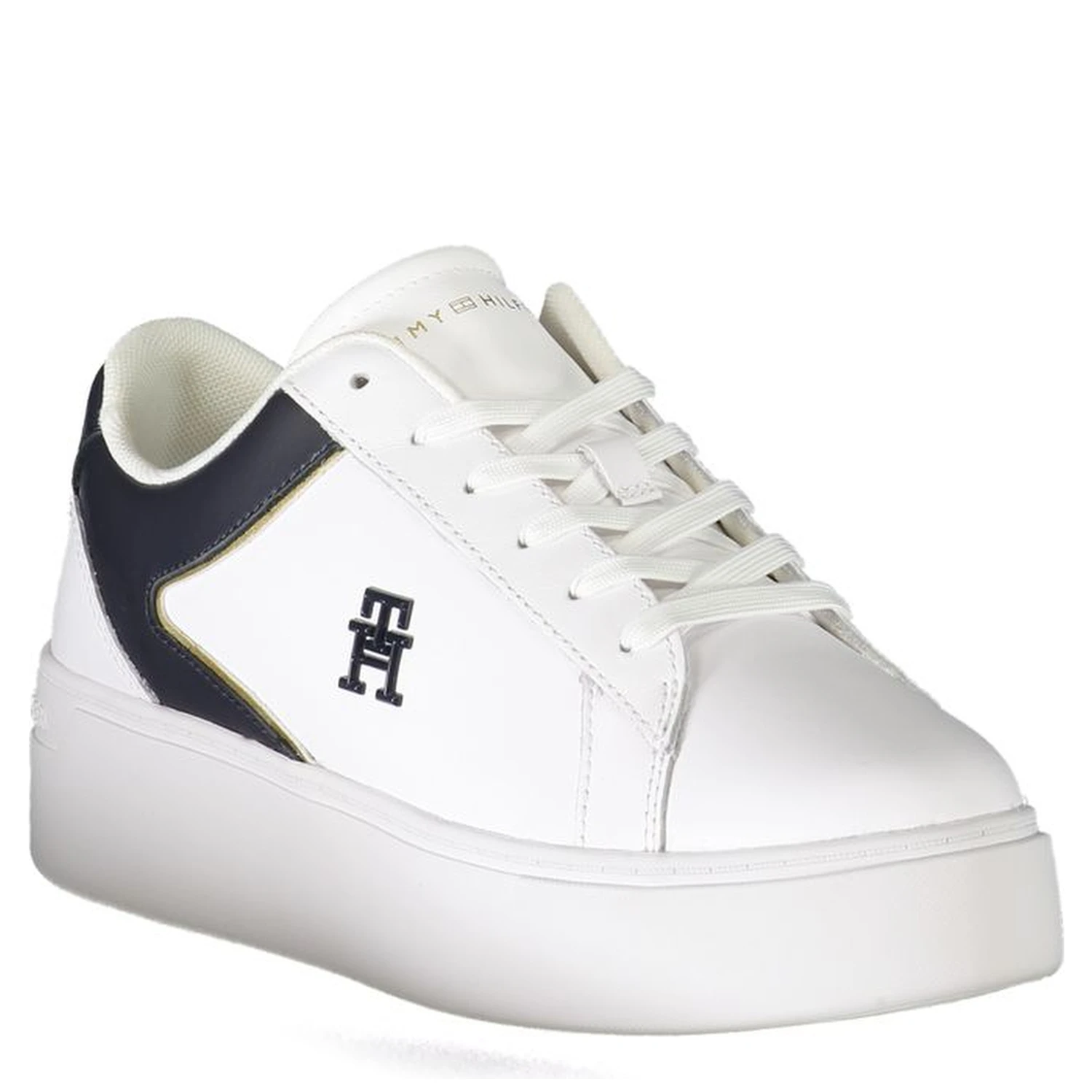 Leather Platform Court Sneaker