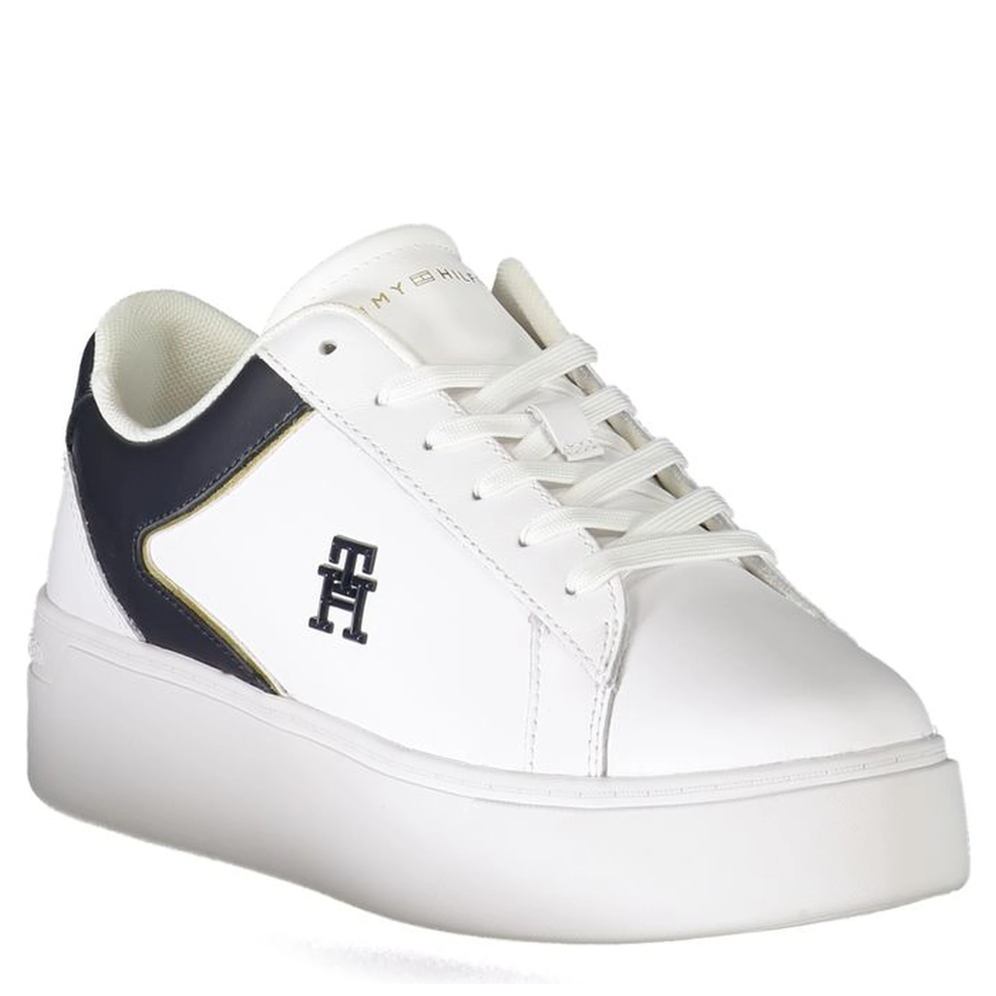 Leather Platform Court Sneaker