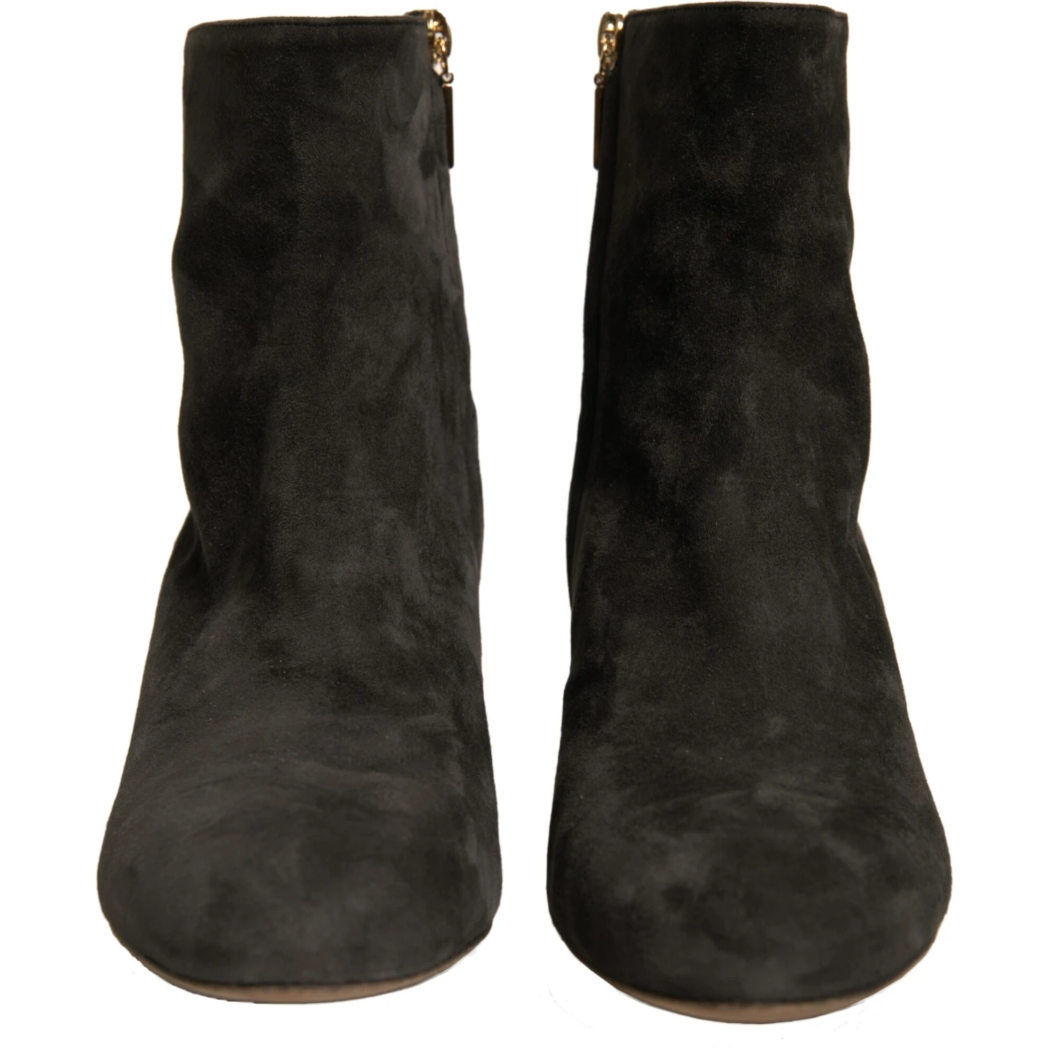 Black Embellished Heel Ankle Boots Shoes