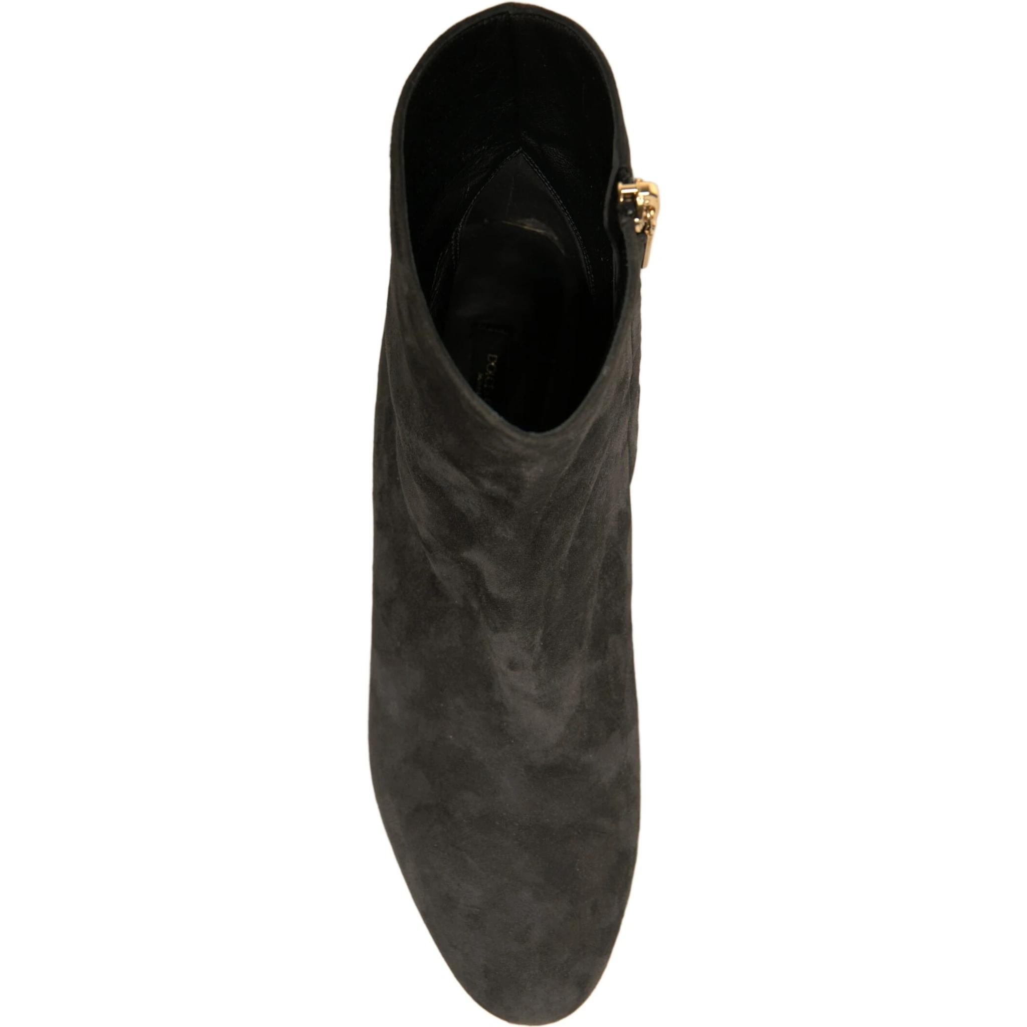 Black Embellished Heel Ankle Boots Shoes