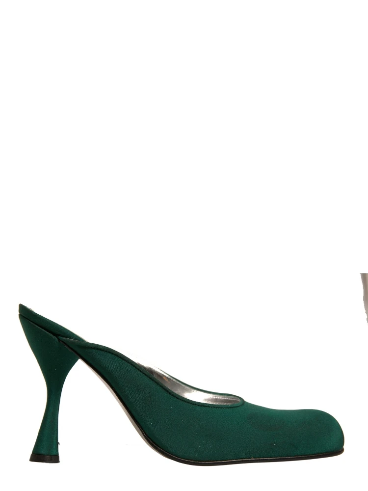 Green Suede Leather High Heel Pumps Shoes