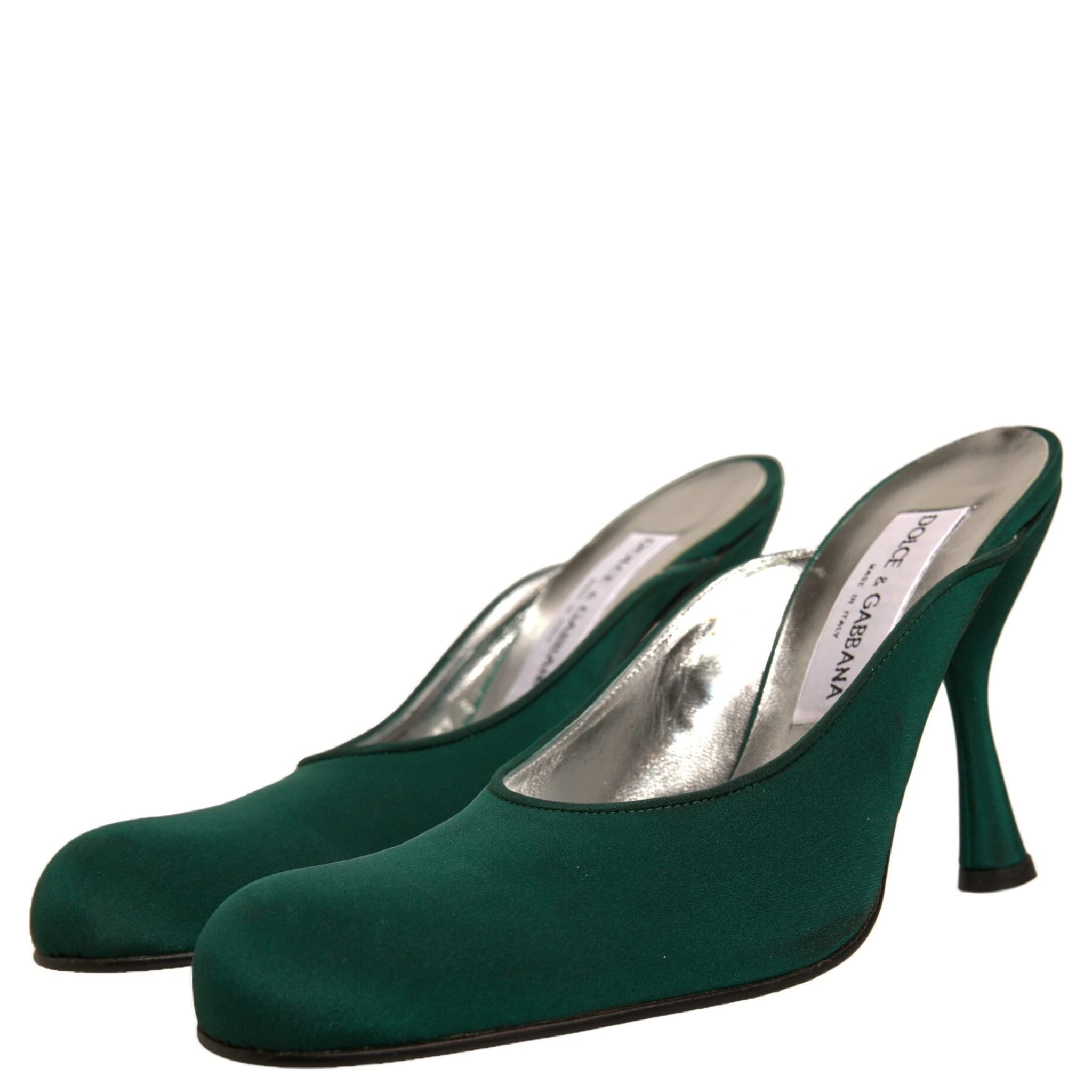 Green Suede Leather High Heel Pumps Shoes