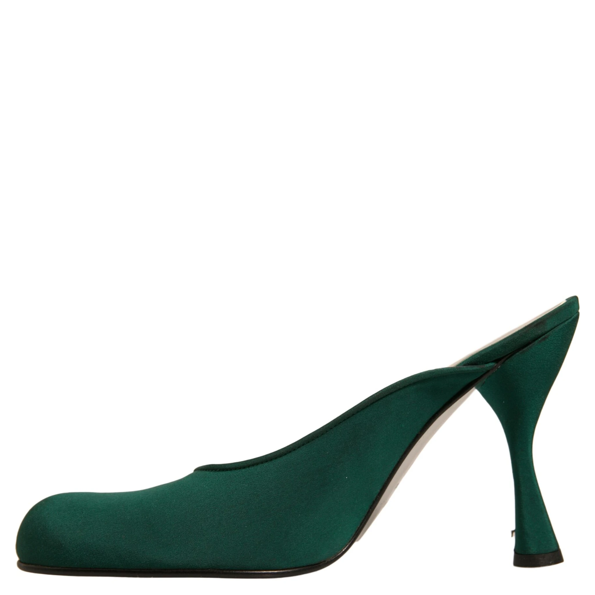 Green Suede Leather High Heel Pumps Shoes
