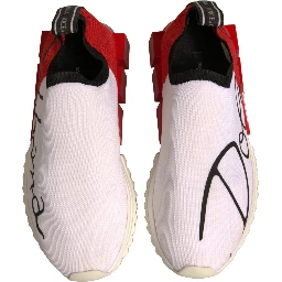 White Red Low Top Sorrento Sneakers Shoes