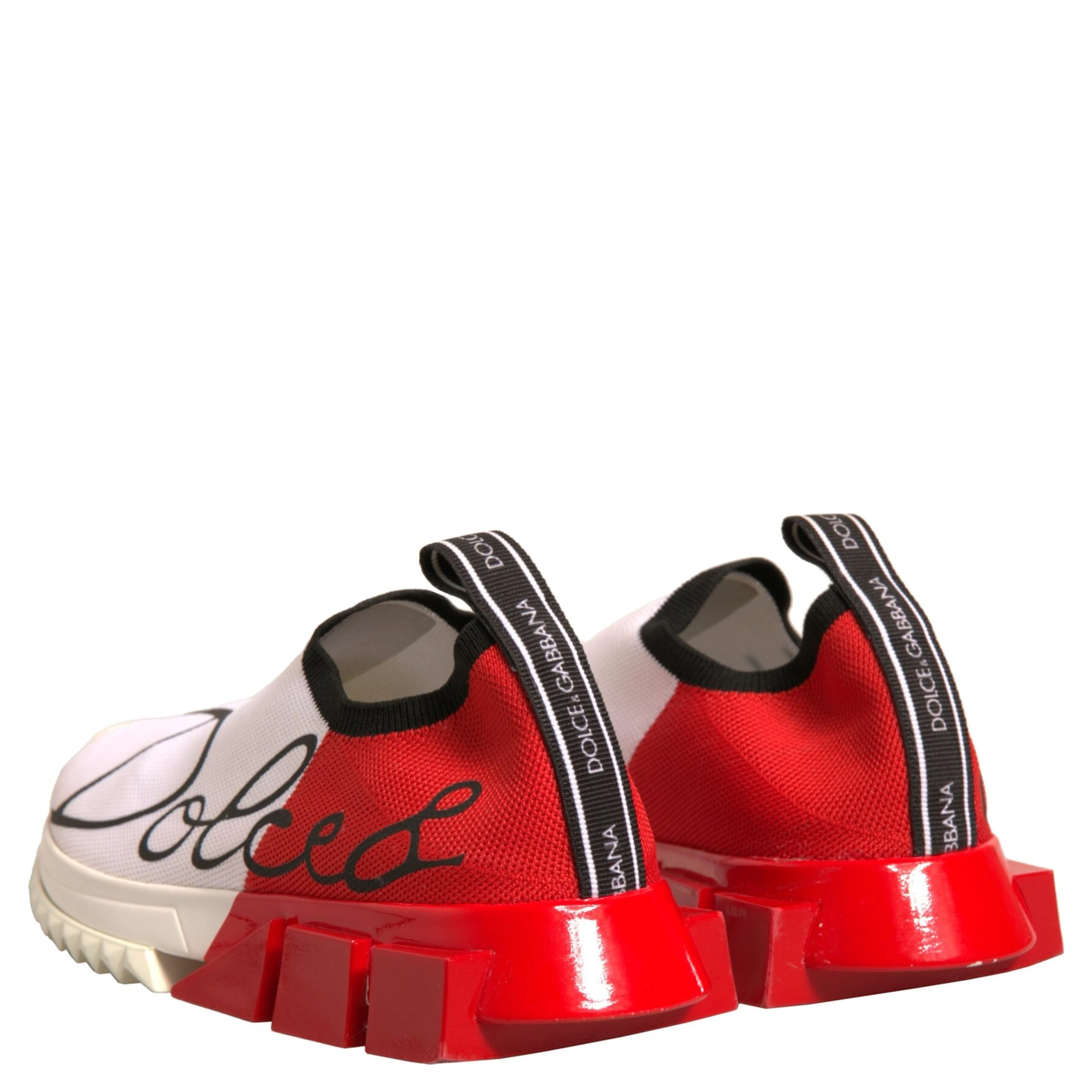 White Red Low Top Sorrento Sneakers Shoes