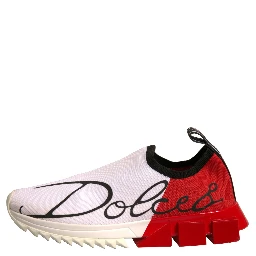 White Red Low Top Sorrento Sneakers Shoes