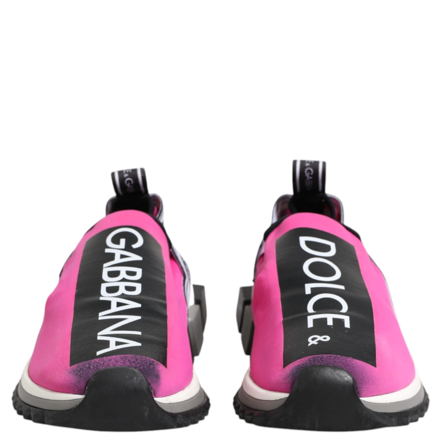 Fuchsia White Slip On Sorrento Sneakers Shoes
