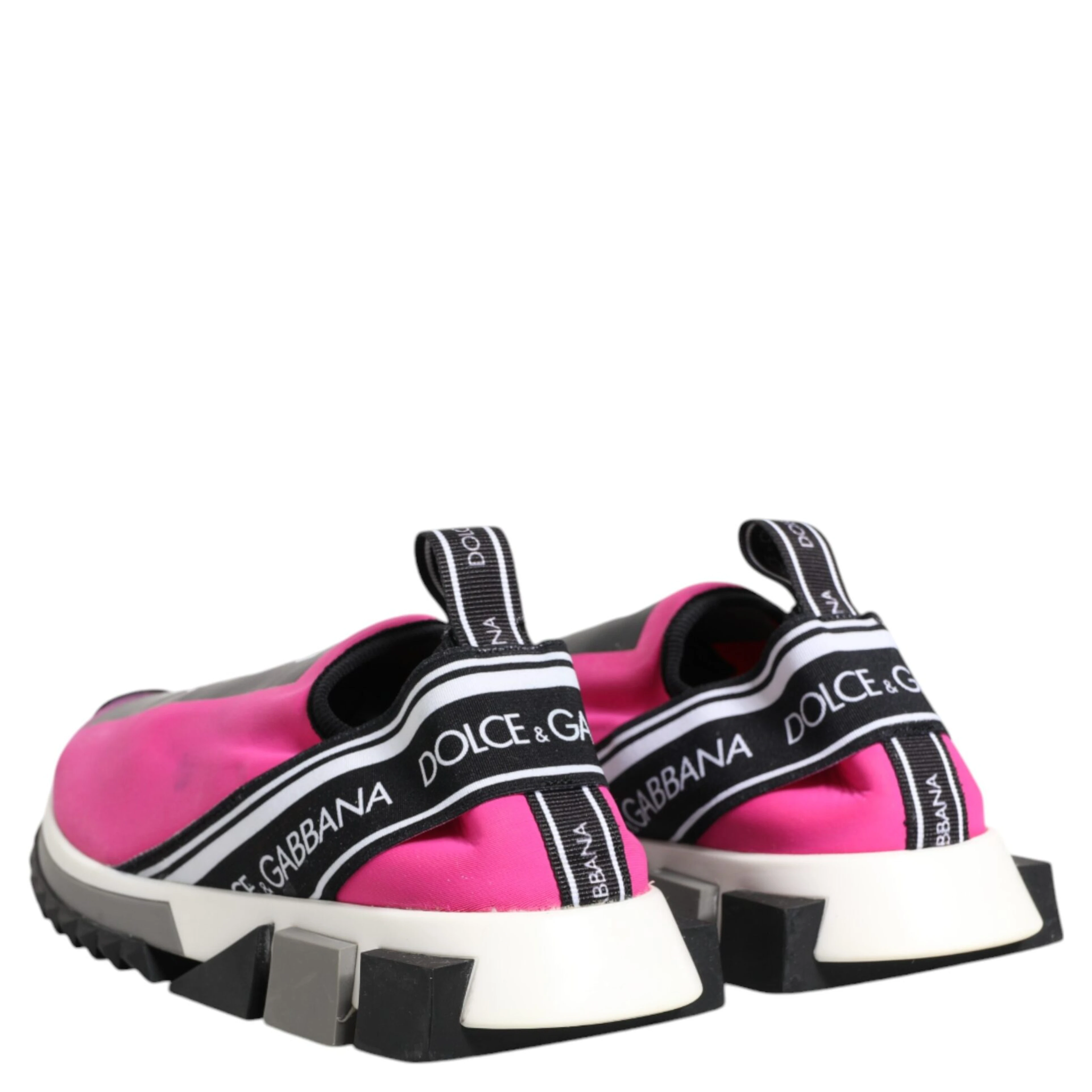 Fuchsia White Slip On Sorrento Sneakers Shoes