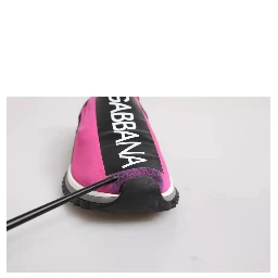 Fuchsia White Slip On Sorrento Sneakers Shoes