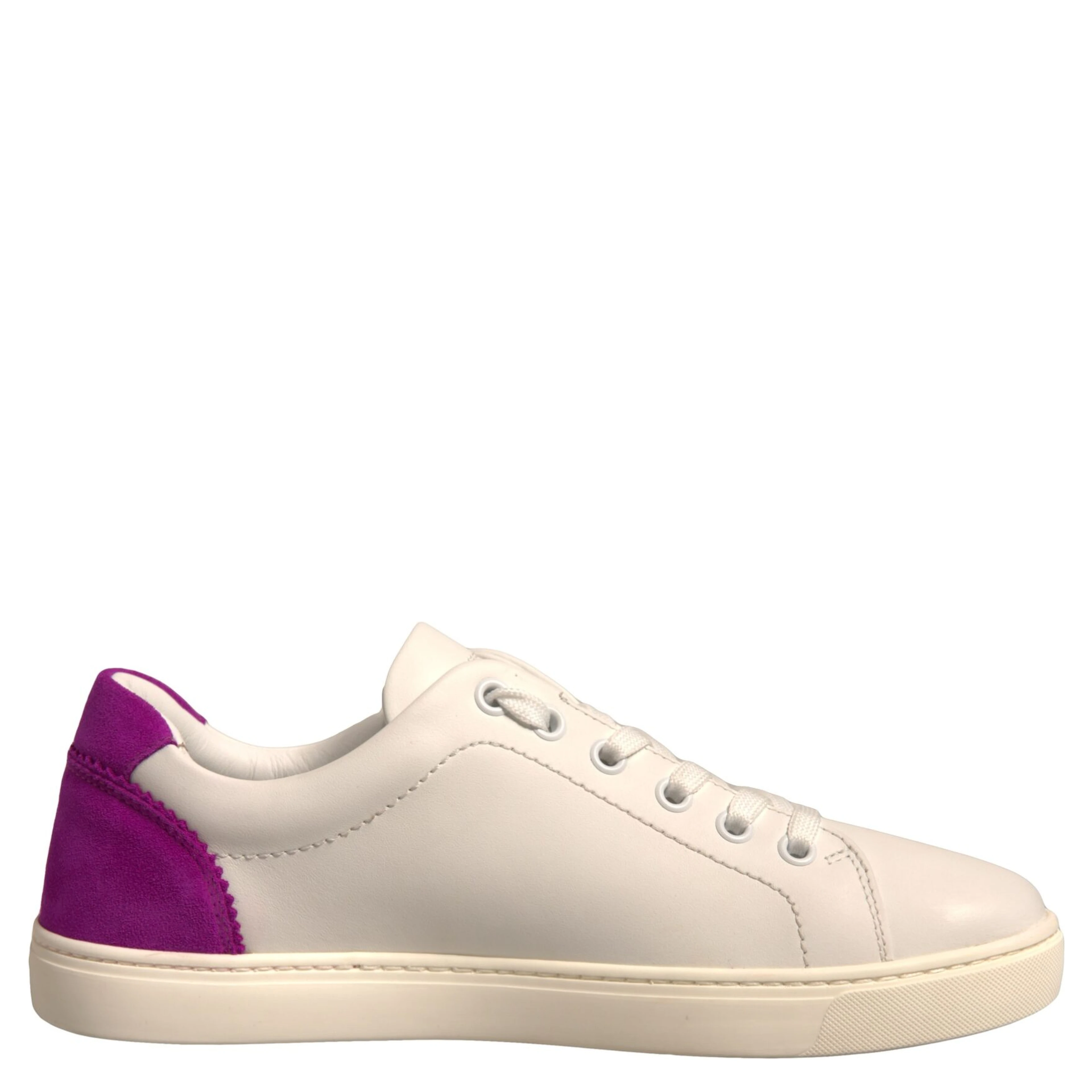 White Suede Leather Low Top Sneakers Shoes