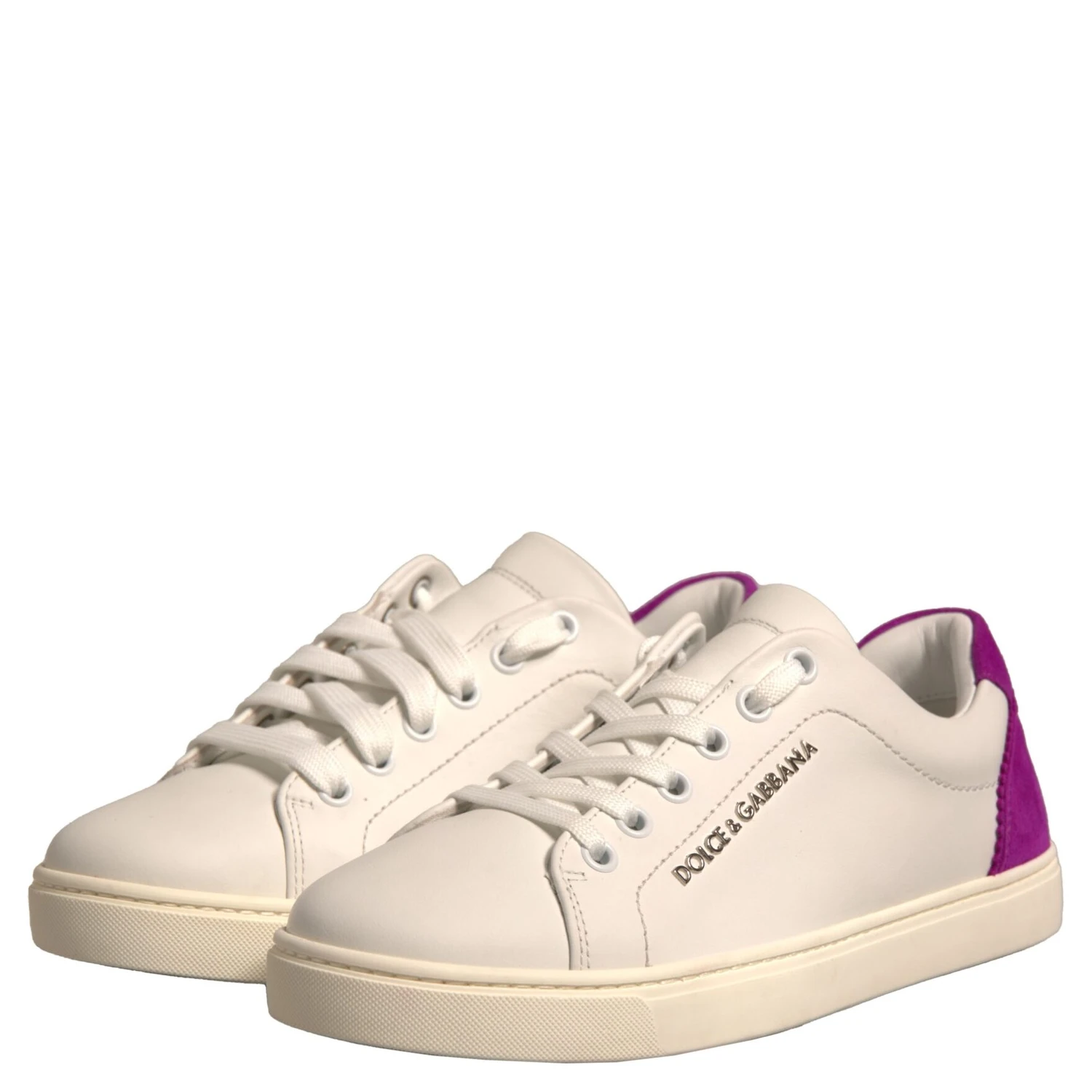 White Suede Leather Low Top Sneakers Shoes